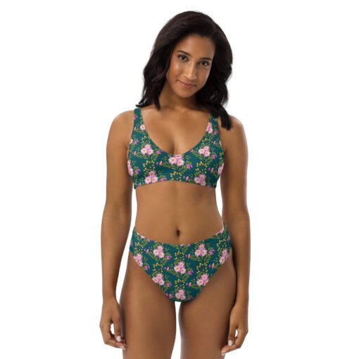 Recycled high-waisted bikini RHWB07