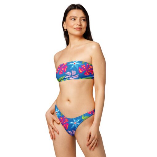 Recycled bandeau bikini RBB01 - Image 4