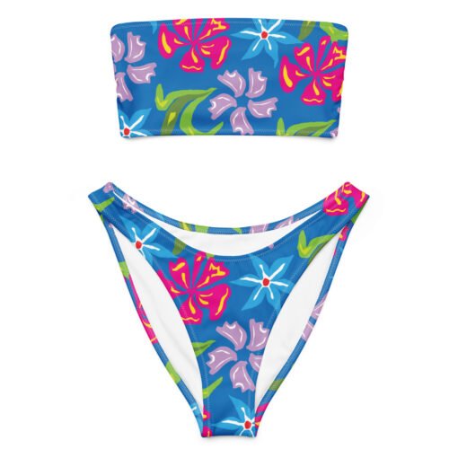 Recycled bandeau bikini RBB01 - Image 5