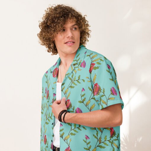 Unisex button shirt UBS01 - Image 3