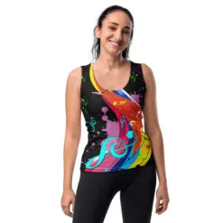 Alternative view of Sublimation Cut & Sew Tank Top CSTT01