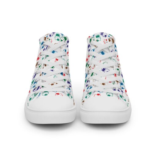 Men’s high top canvas shoes 01 - Image 2
