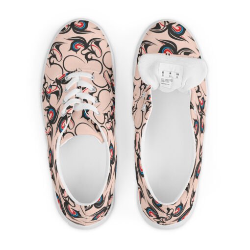 Women’s lace-up canvas shoes 01 - Image 4
