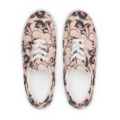 Women’s lace-up canvas shoes 01