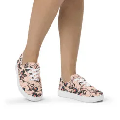 Alternative view of Women’s lace-up canvas shoes 01
