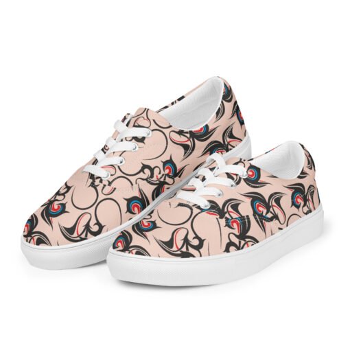 Women’s lace-up canvas shoes 01 - Image 6