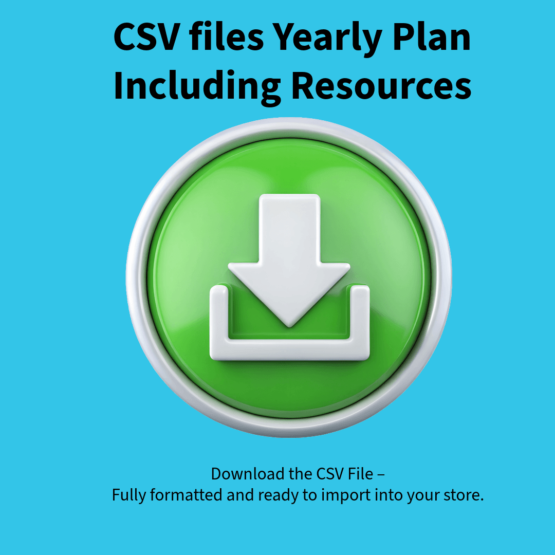 CSV files Yearly Plan